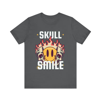 Skull Smile Short Sleeve Tshirt - DUGO