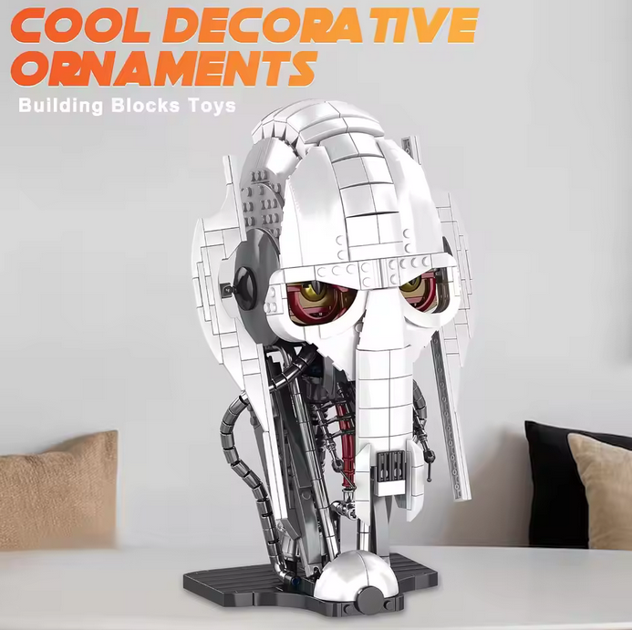 Grievous Helmet Building Blocks Bricks Helmet Assembling Toys For Children