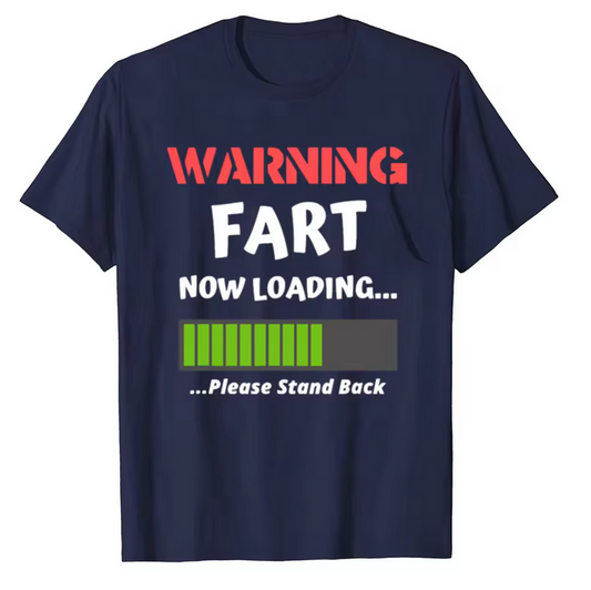 Men Funny Fart Tshirt Now Loading Graphic Tee