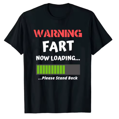 Men Funny Fart Tshirt Now Loading Graphic Tee
