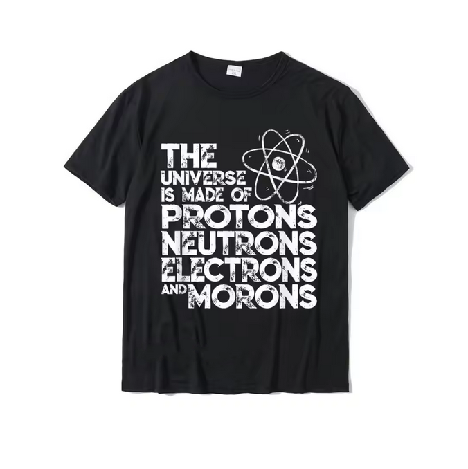 Science Humor Tee Vintage Physics Joke T-Shirt The Universe Is Made Of
