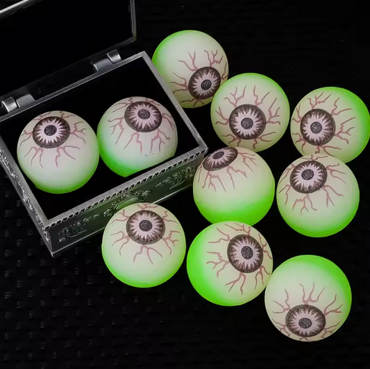 Glow Eyeball Bouncy Balls Halloween Luminous Horror Props For Home