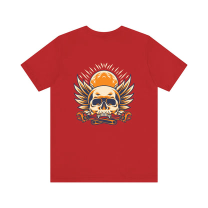 Skull Smile Short Sleeve Tshirt - DUGO