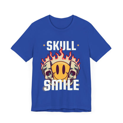 Skull Smile Short Sleeve Tshirt - DUGO