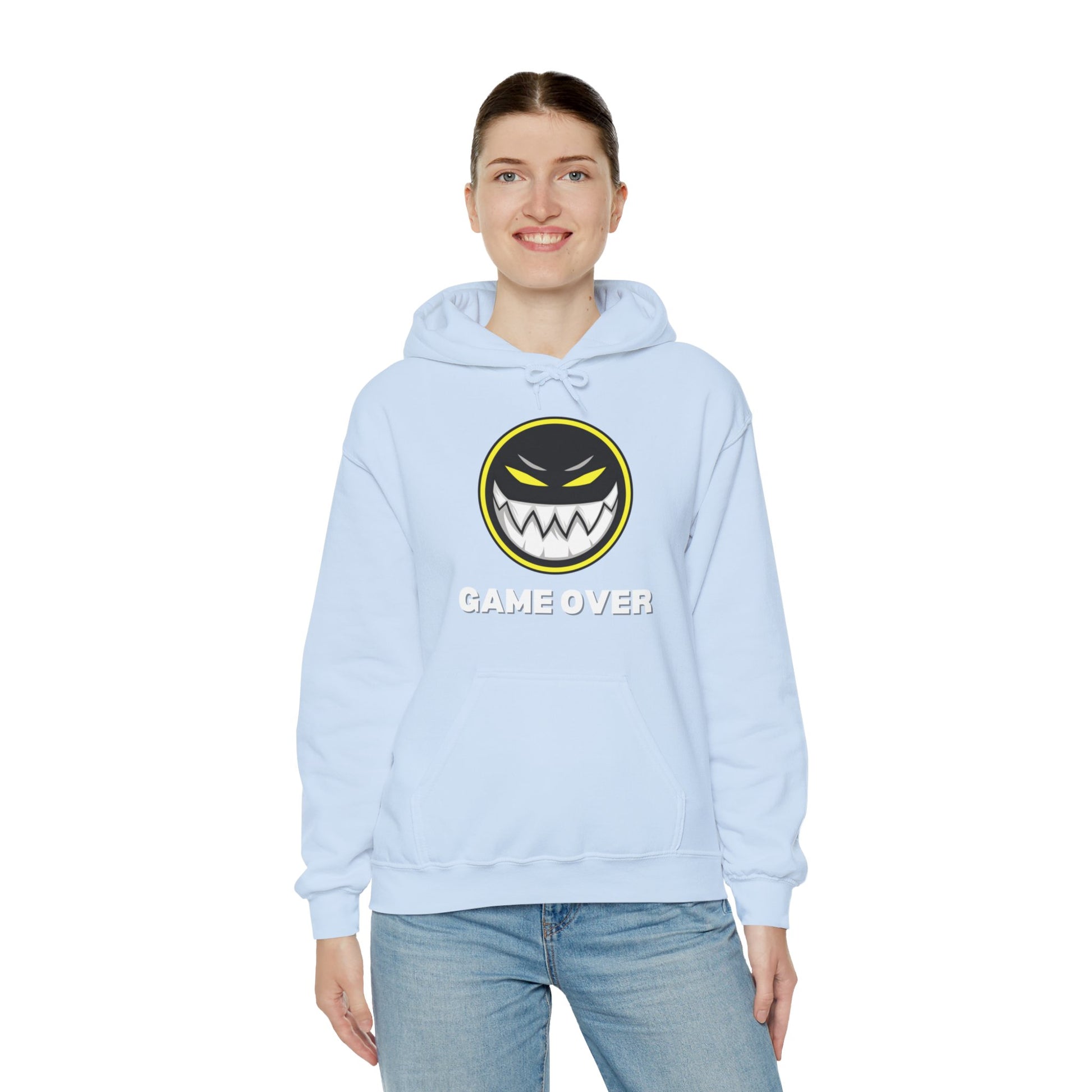 Game Over Hooded Sweatshirt Fashion - DUGO