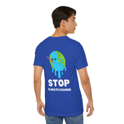 Stop Climate Change Short Sleeve Tshirt - DUGO