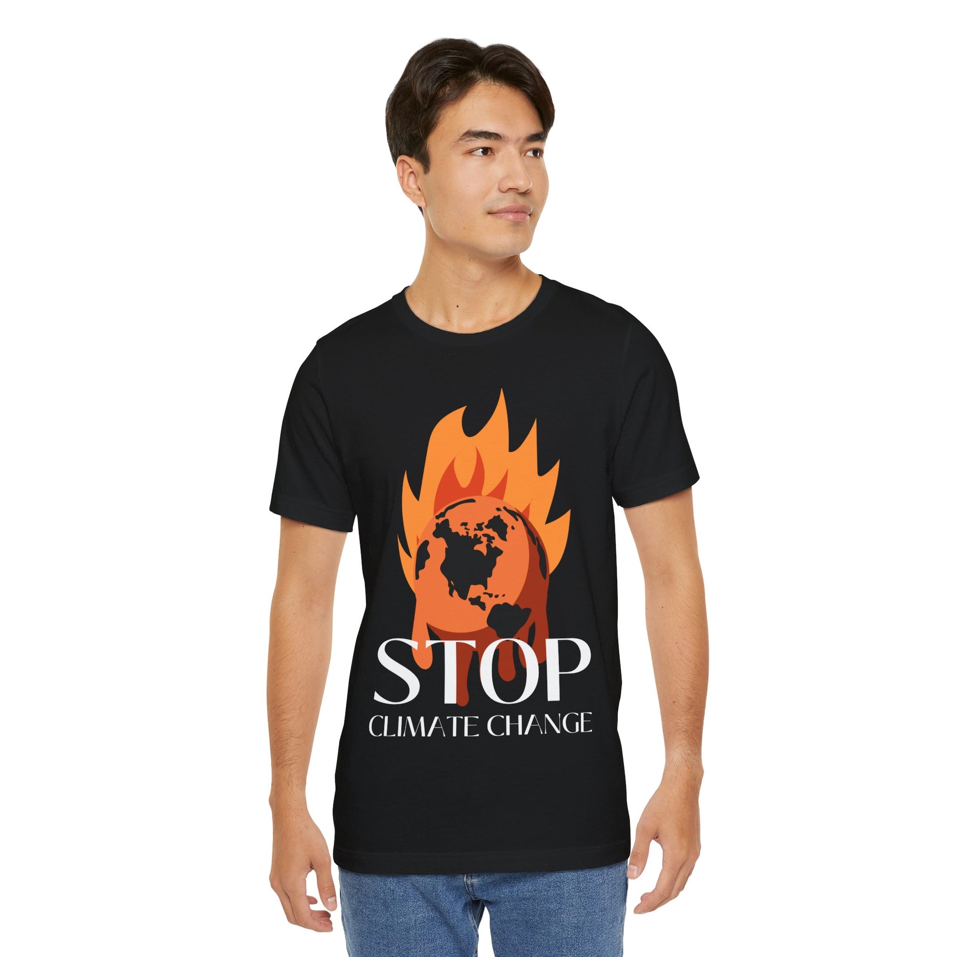 Stop Climate Change Short Sleeve Tshirt - DUGO