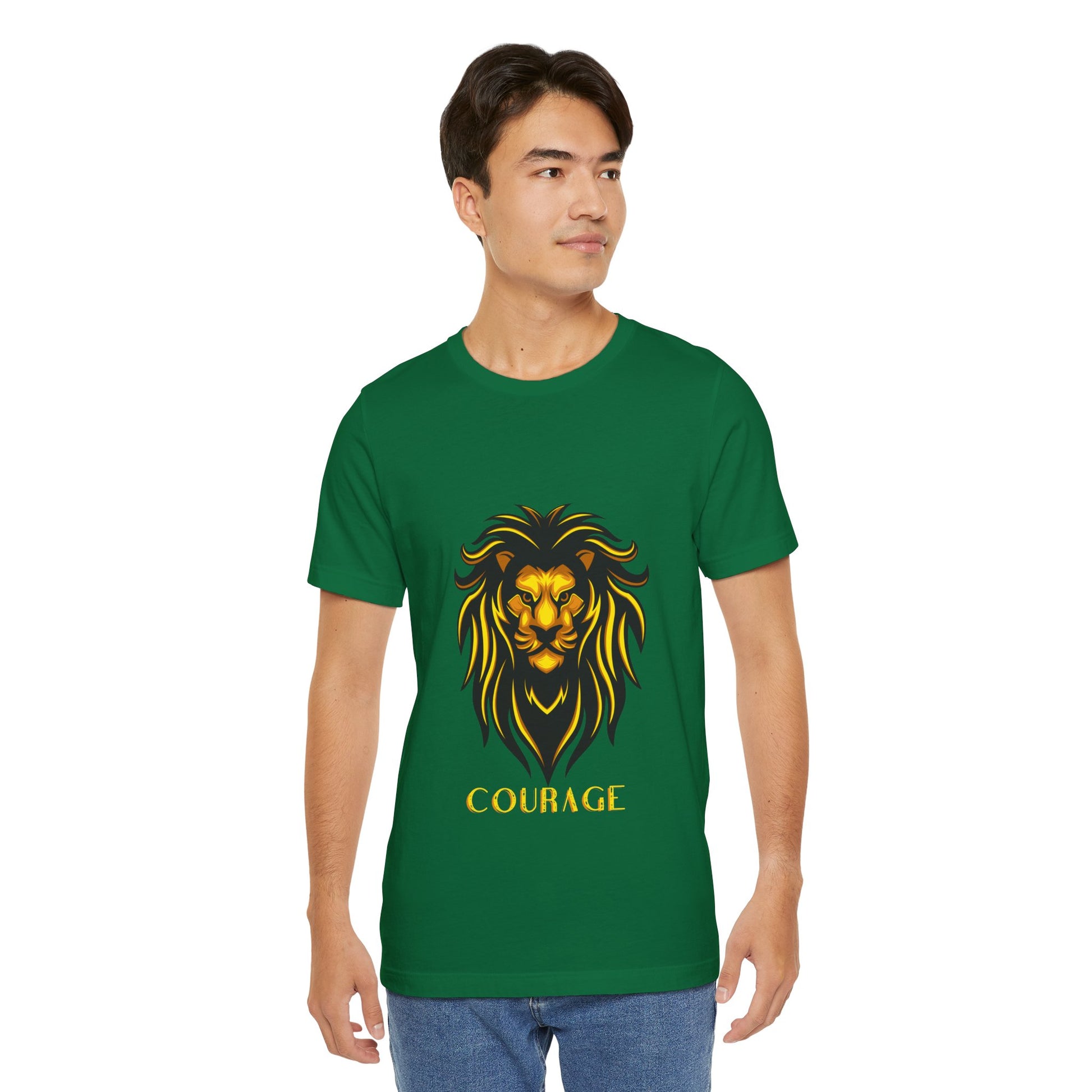 Tshirt Print Lion Fashion - DUGO