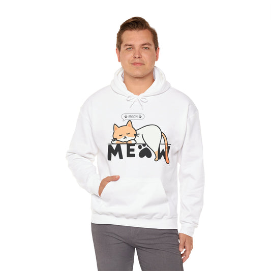 Meow Meow Hooded Sweatshirt - DUGO