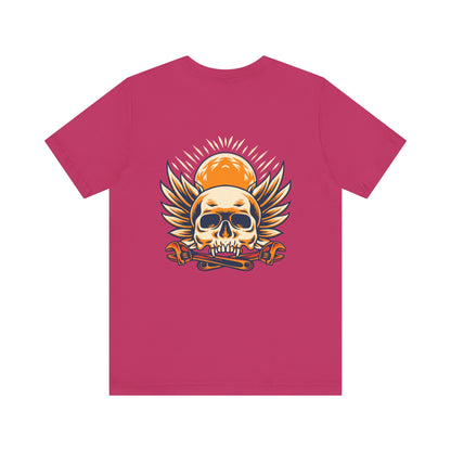 Skull Smile Short Sleeve Tshirt - DUGO