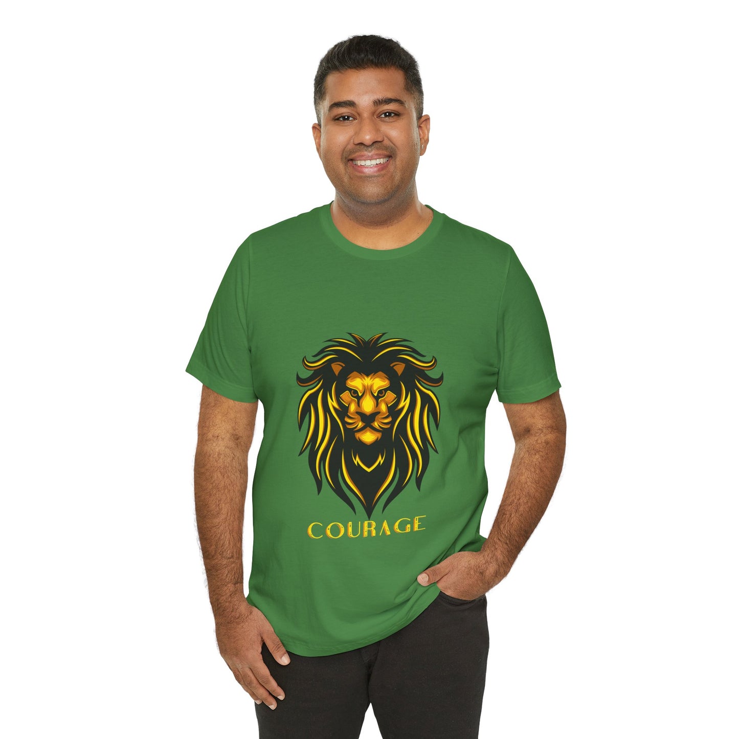 Tshirt Print Lion Fashion - DUGO