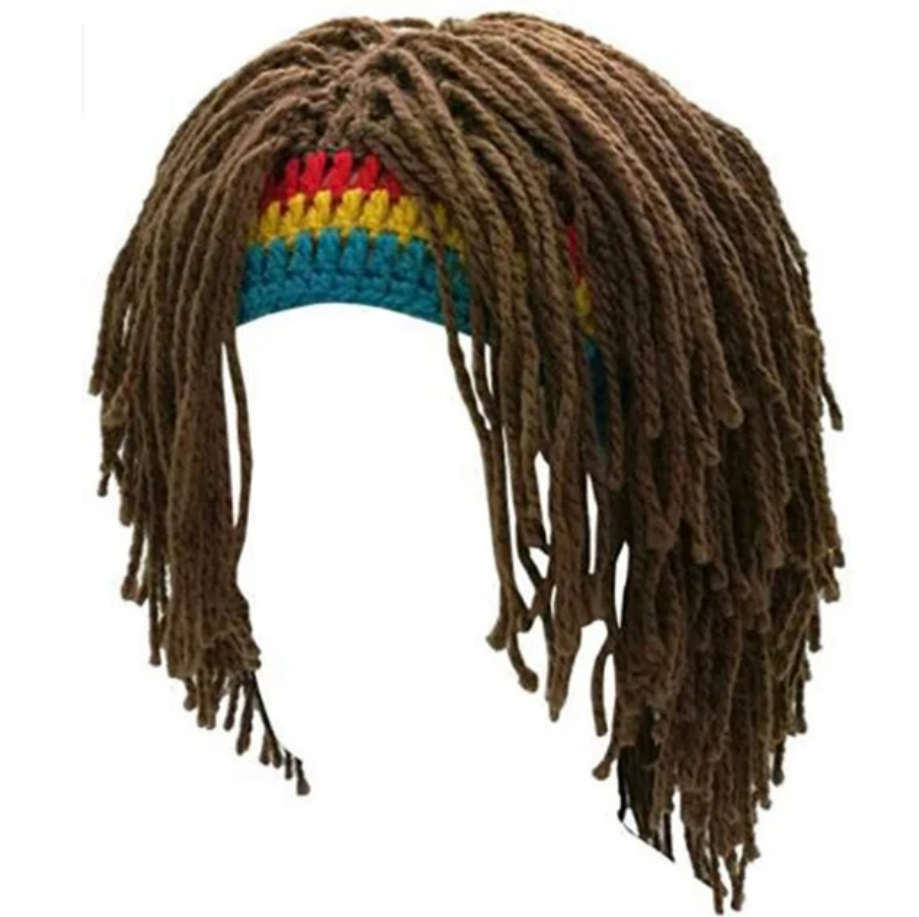 Rasta Wig Beanie MenCaps Hip Hop Cap Handmade