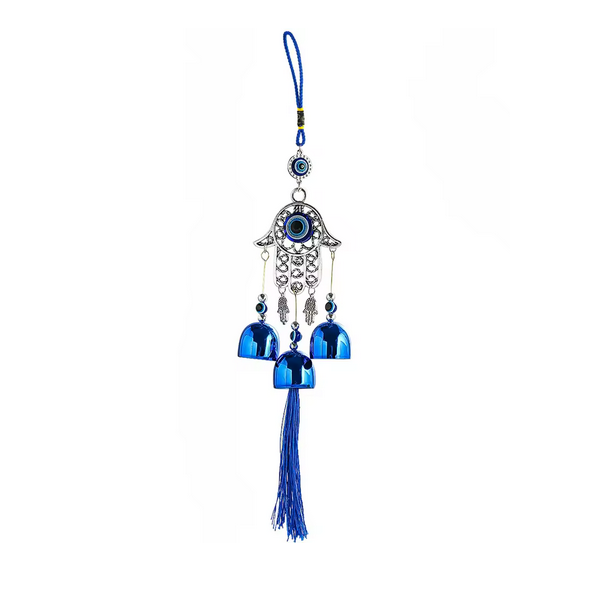 Ethnic Blue Evil Eye Wind Chime Decoration