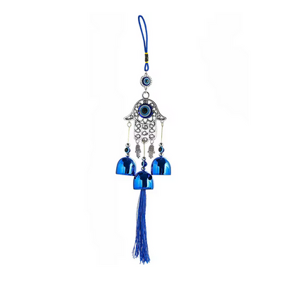 Ethnic Blue Evil Eye Wind Chime Decoration