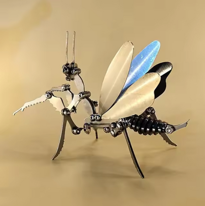 Stainless Steel Mantis Mechanical Insect Assembled Model Kit