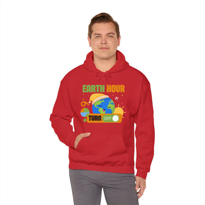 Earth Hour Hooded Sweatshirt Fashion - DUGO