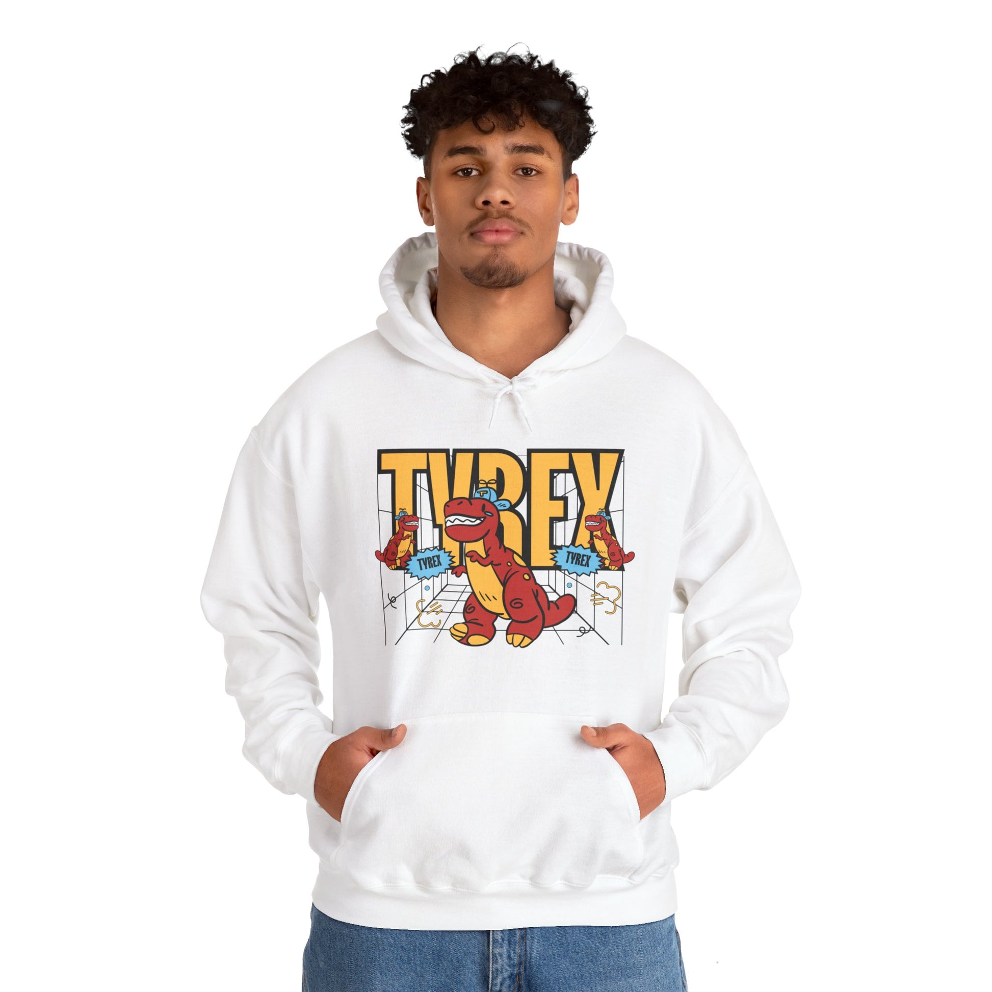 Tyrex Funny Hooded Sweatshirt - DUGO