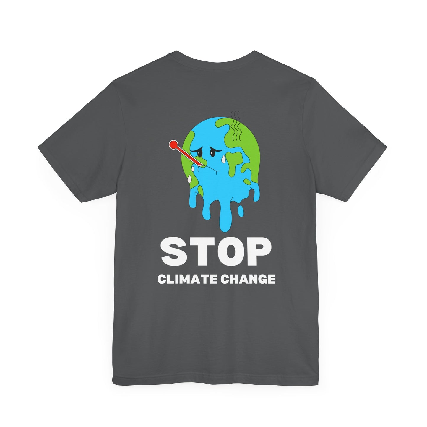 Stop Climate Change Short Sleeve Tshirt - DUGO