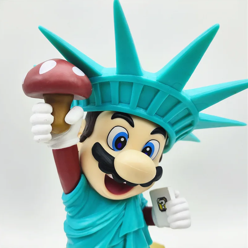 Super Mario As The Statue Of Liberty Figure Toys For Kids