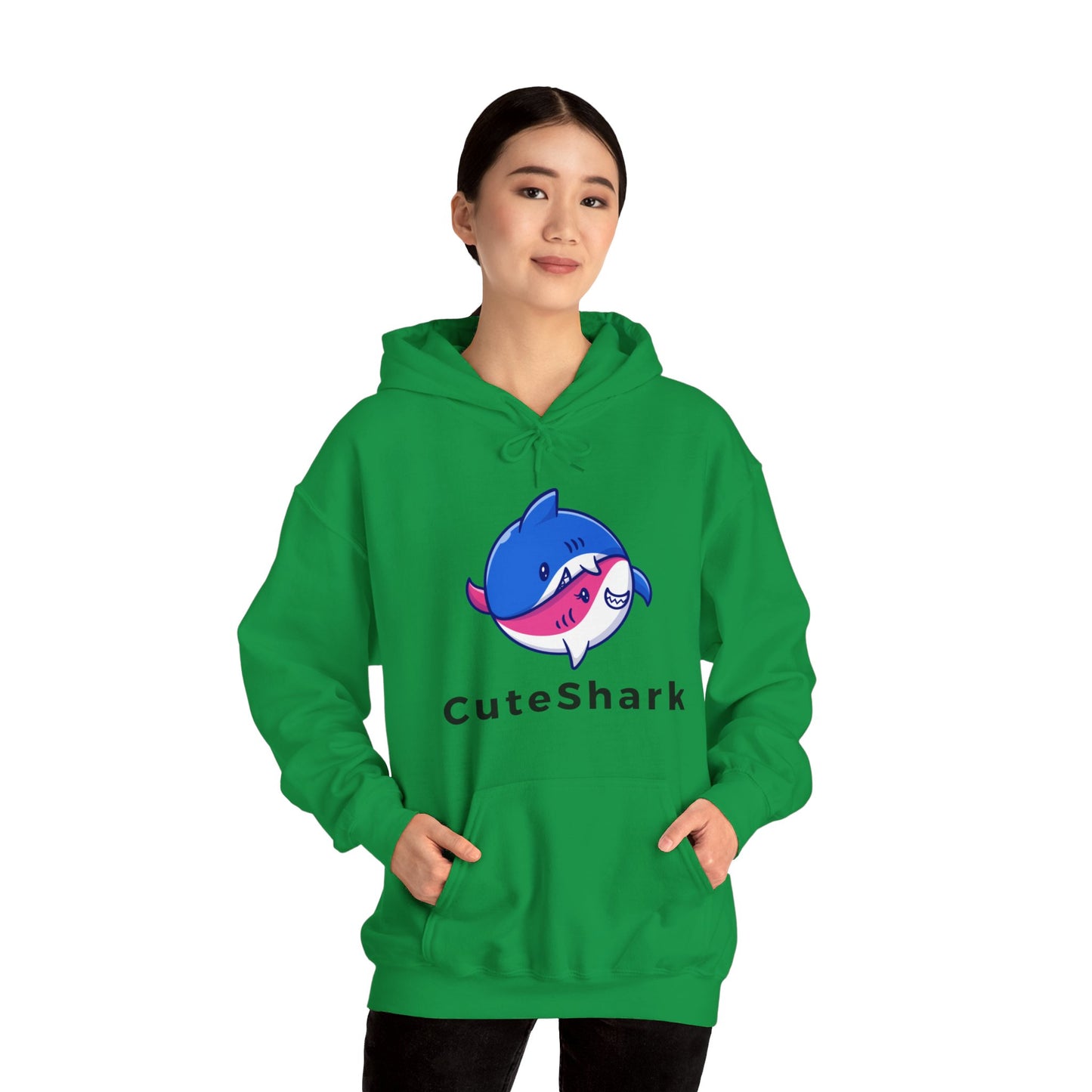 Cute Shark Hooded Sweatshirt - DUGO