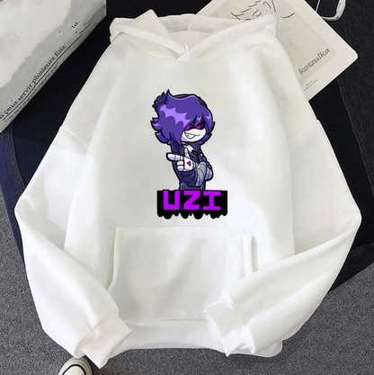 Murder Drones Uzi Hoodie Casual Round Neck Fashion