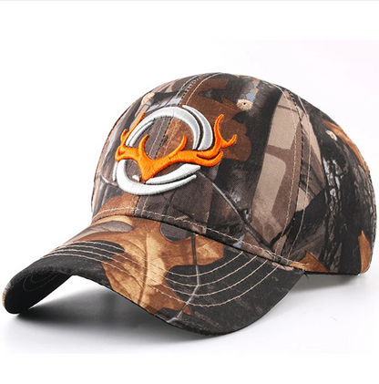 Men Outdoor Hunting Camouflage Jungle Hat 3D Deer Head Hiking