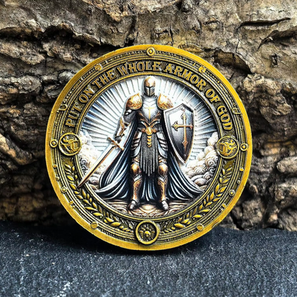 Armor Of God Challenge Coin With Ephesians