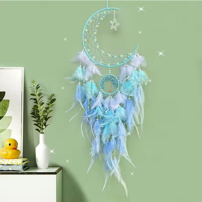 Dream Catcher Wind Chime Natural Stone Festival Gift And Home Decor