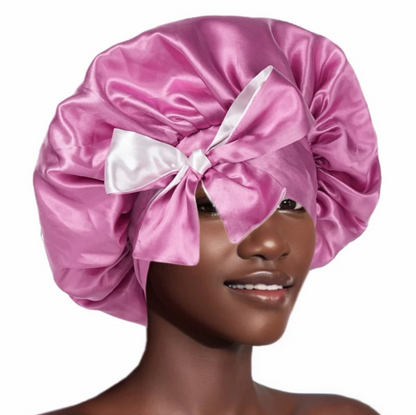 Double Layer Satin BonnetLarge Satin Bonnet Bonnet Hair Bonnet For Sleeping