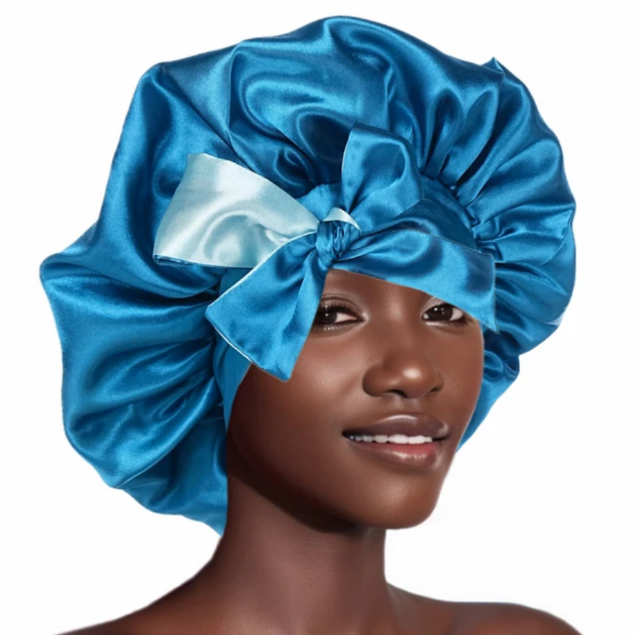 Double Layer Satin BonnetLarge Satin Bonnet Bonnet Hair Bonnet For Sleeping