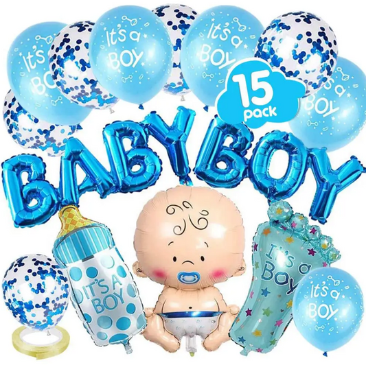 Kids Birthday Party Balloons Baby Boy Girl Foil Balloon