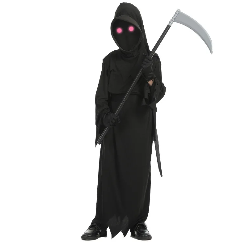 Halloween Cosplay Costume Grim Reaper Scary Skeleton Costume