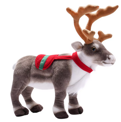 Simulation Reindeer Plush Toy Christmas Deer Plushies Doll Xmas