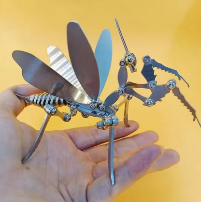 Stainless Steel Mantis Mechanical Insect Assembled Model Kit