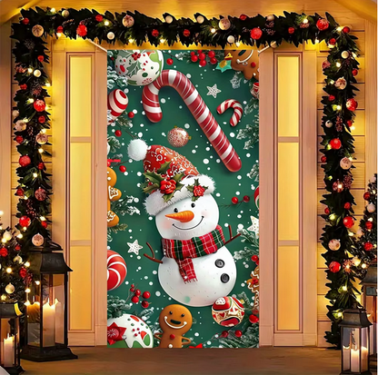 Merry Christmas Mints Door Banne Decoration