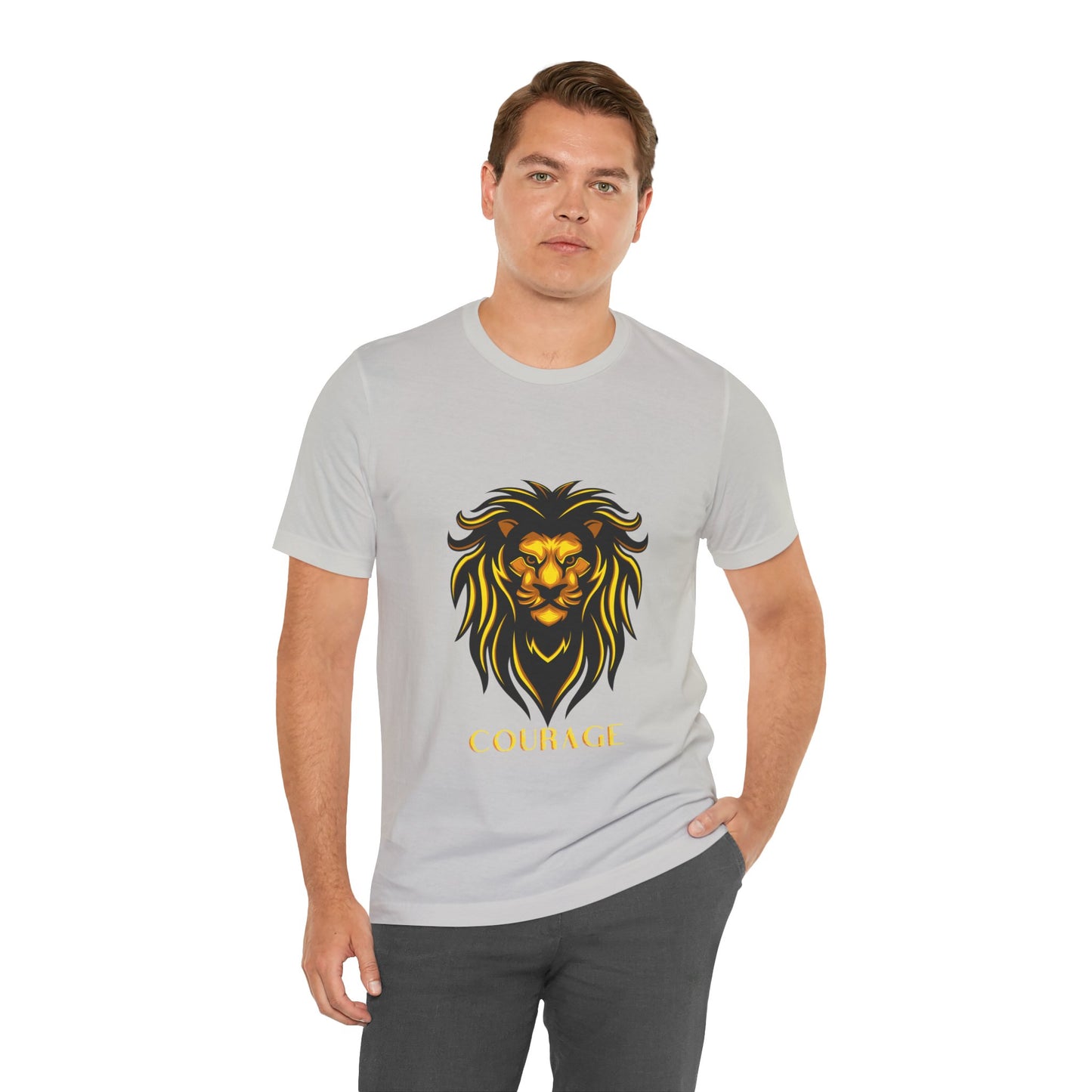 Tshirt Print Lion Fashion - DUGO