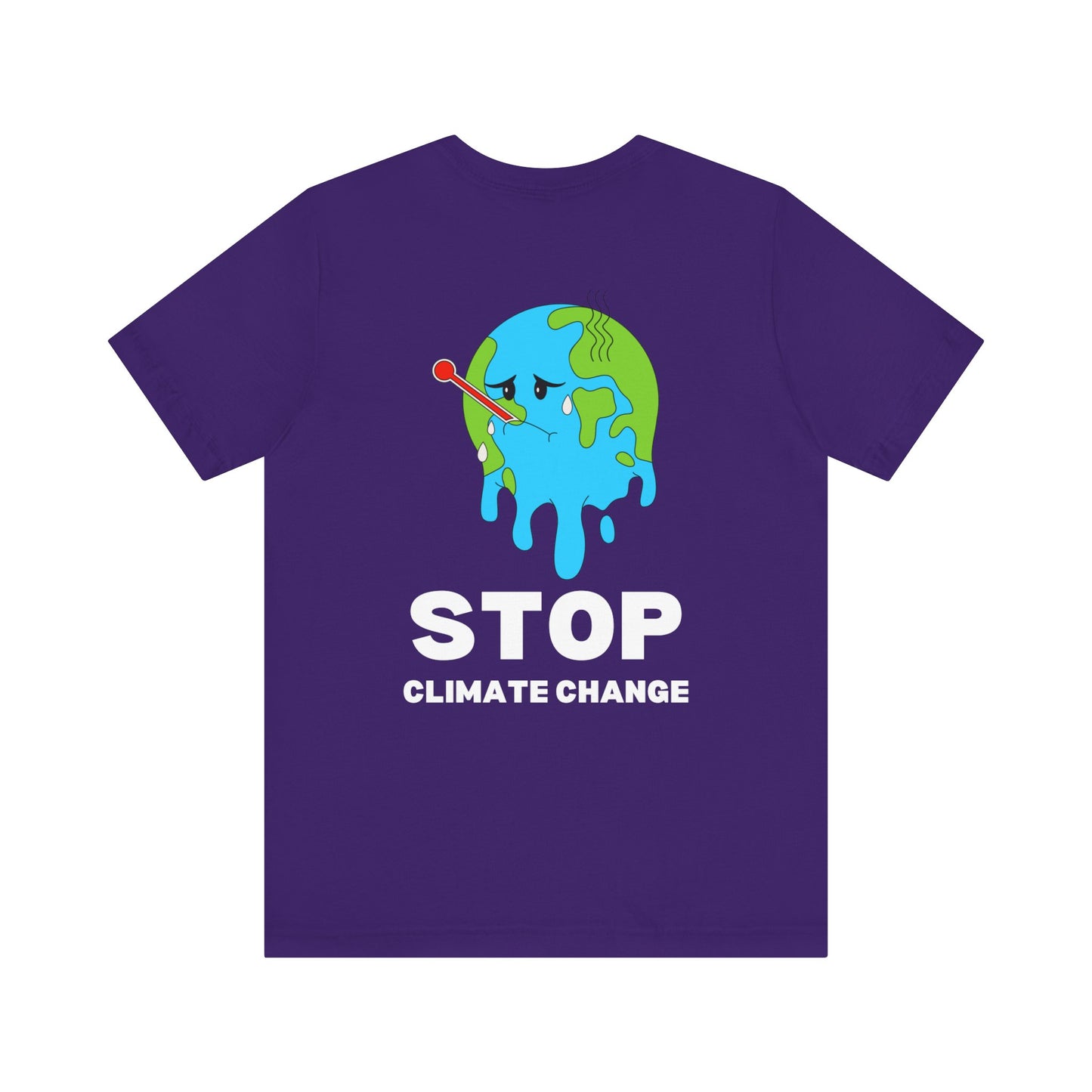 Stop Climate Change Short Sleeve Tshirt - DUGO