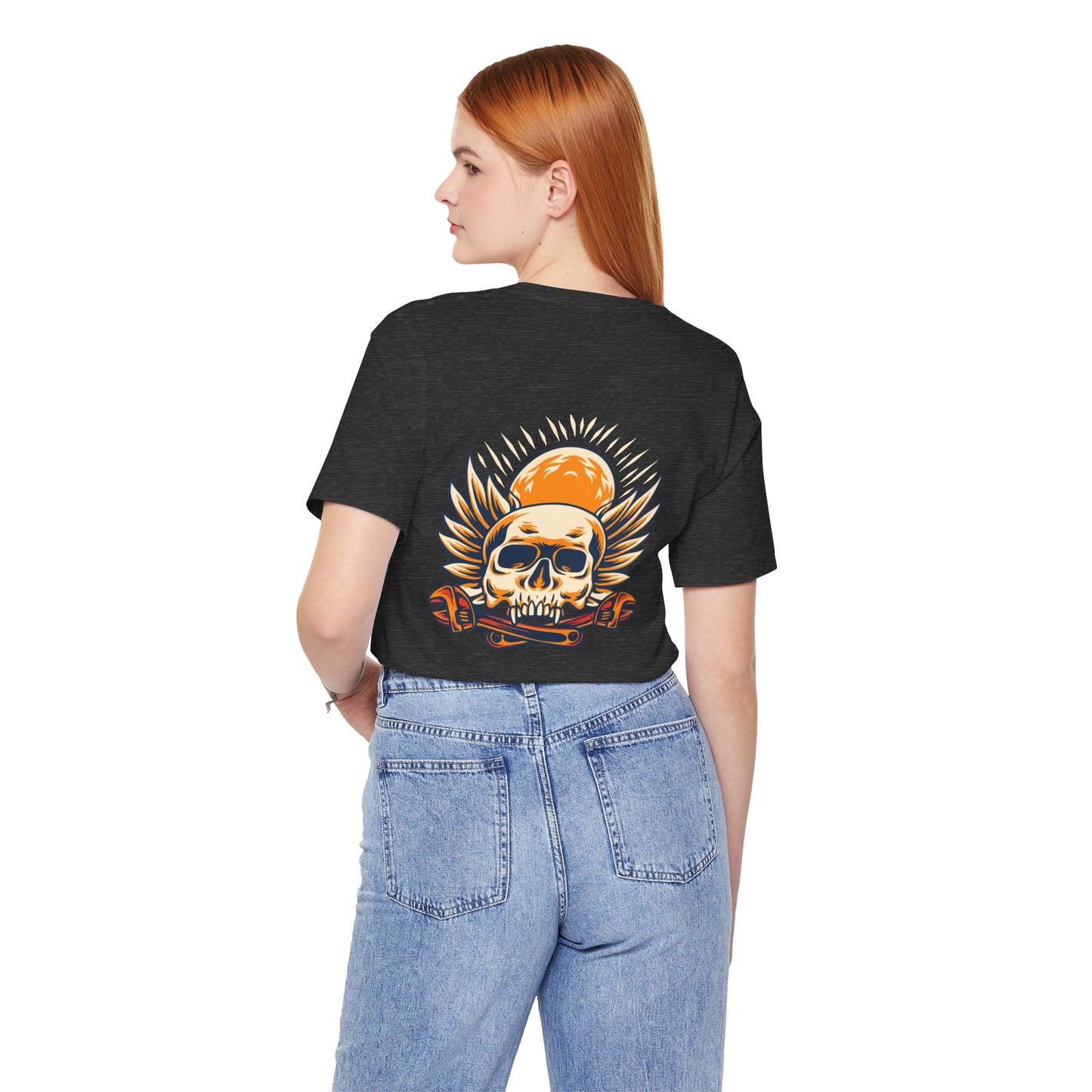 Skull Smile Short Sleeve Tshirt - DUGO