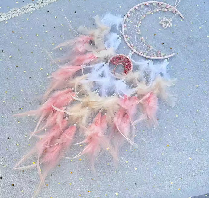 Dream Catcher Wind Chime Natural Stone Festival Gift And Home Decor
