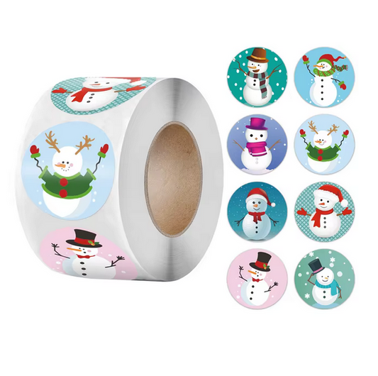 Designs Christmas Theme Seal Labels Stickers Gift