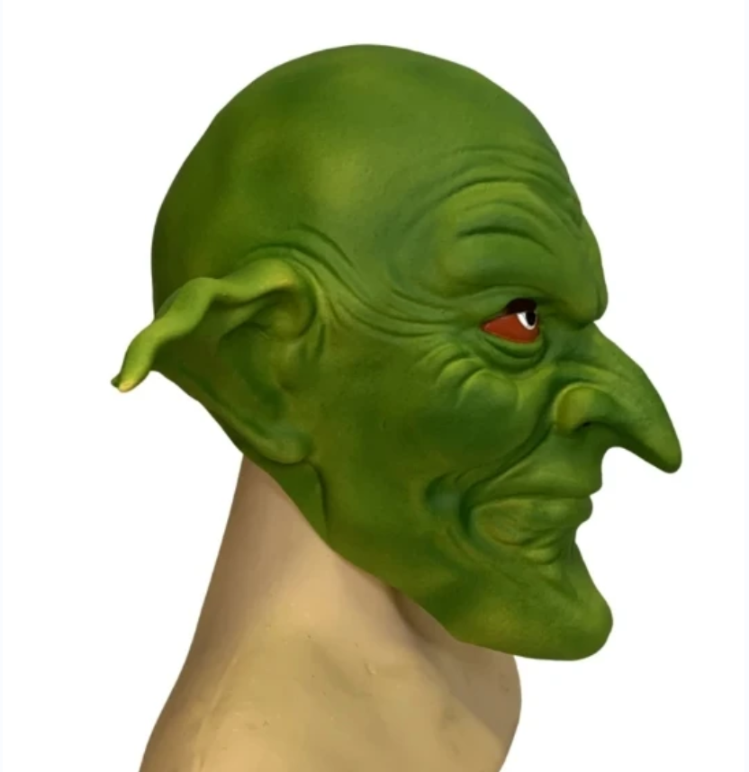 Horror Green Goblin Mask Full Head Latex Masks Masquerade Party