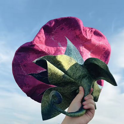 Halloween Witch Hat Cute Felt Flower Hat for Cosplay