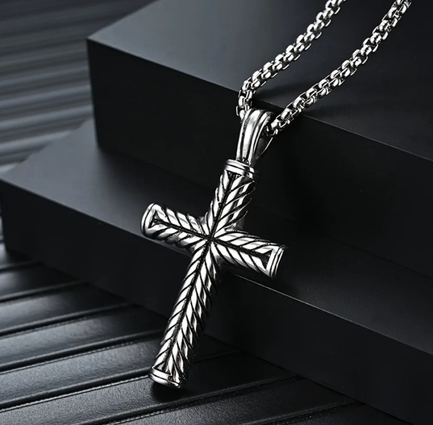 Men Trendy Stainless Steel Necklace Fashion Accessories - DUGO