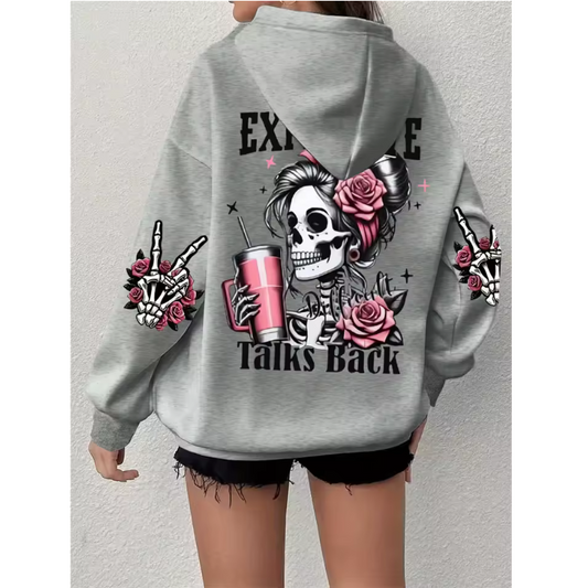 Funny Expensive Talks Back Hoodie