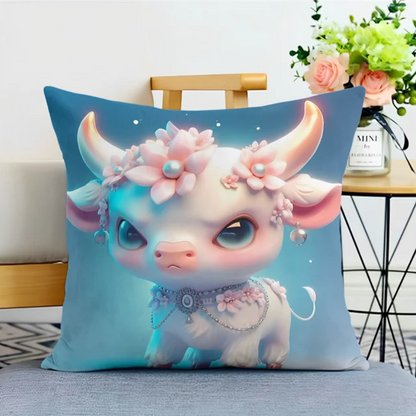 Beautiful Zodiac Pillowcase Dormitory Decoration Office Living Room Home Pillowcase