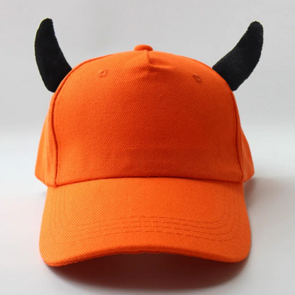 Hat Men Horned Devil Earwarmers Spring Fall Fashion