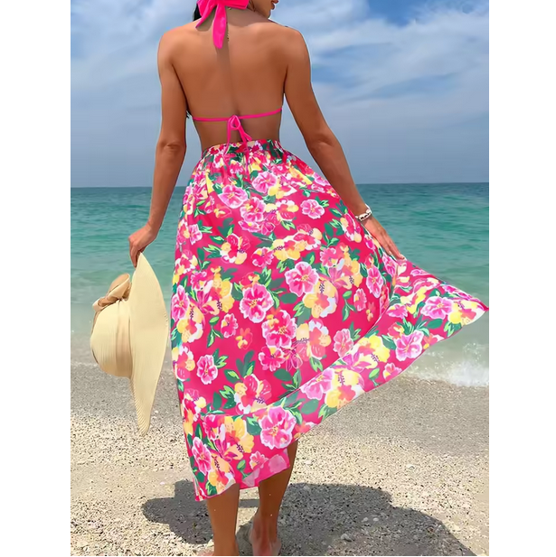 Bikini Long Skirt Swimsuit Women Swimwear Female