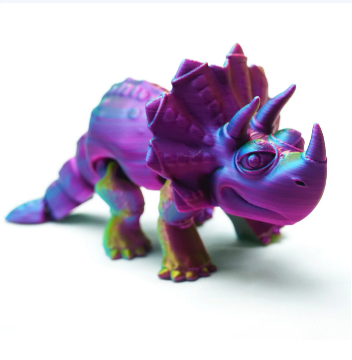 3D Printed Triangle Dragon Animal Toys For Home