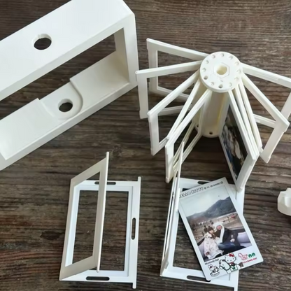 Multi Purpose Rotating Photo Album Page Turning Display