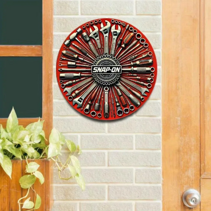 Unique Vintage Aluminum Wall Art Wrench And Screwdriver Sign For Garage Or Bar